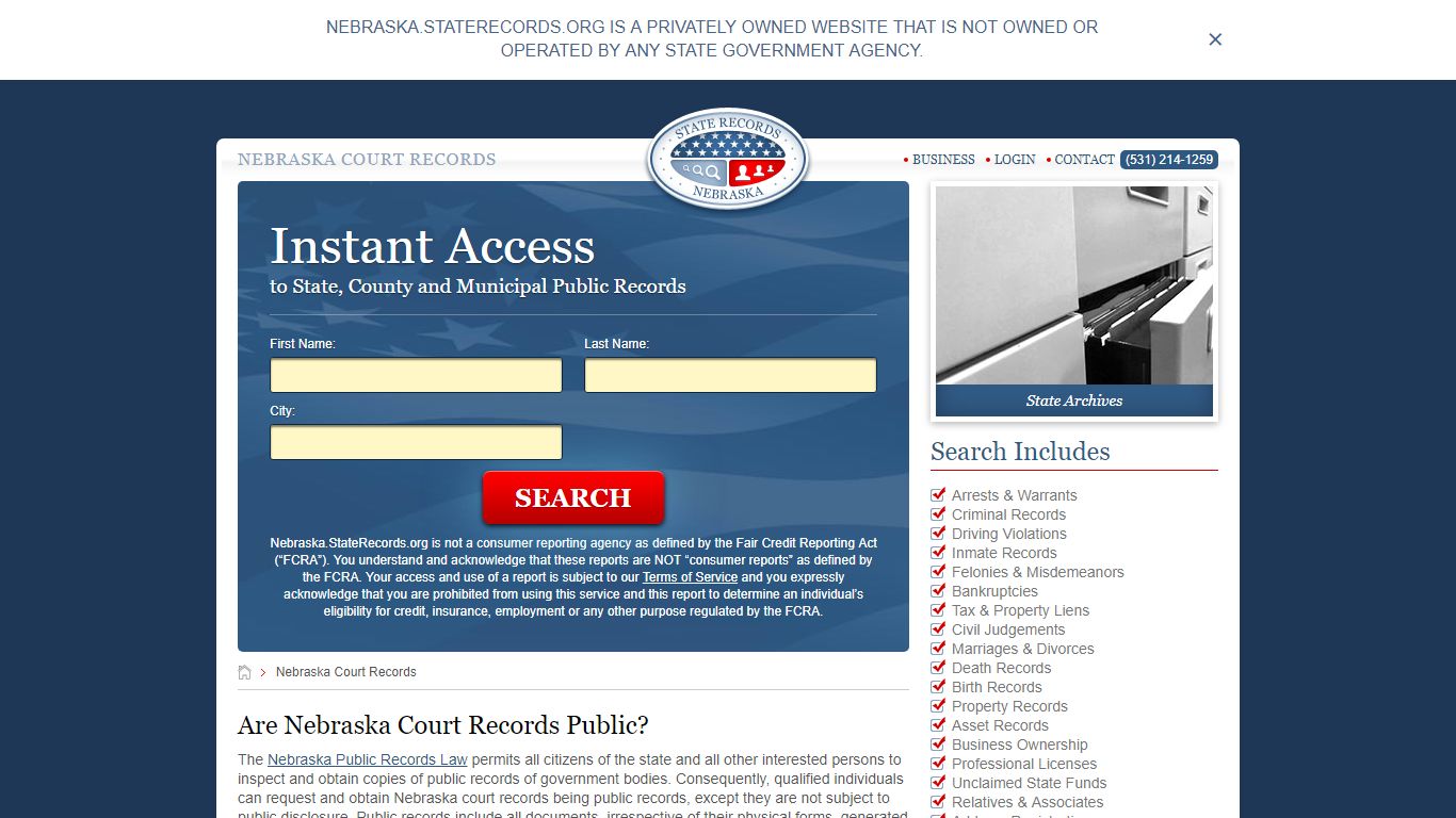 Nebraska Court Records | StateRecords.org